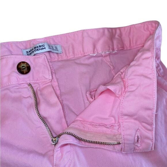 NWOT Pink Zara Straight Leg Jeans - Picture 12 of 15